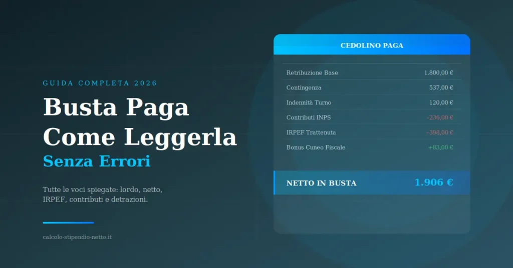 Busta Paga | Come Leggerla in Modo Semplice