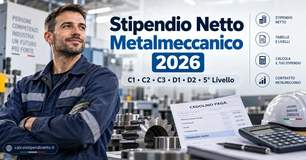Stipendio Netto Metalmeccanico