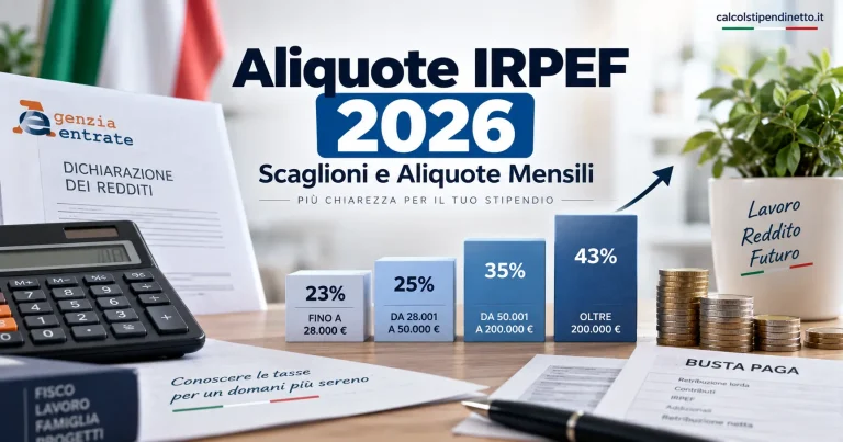 Aliquote IRPEF 2026