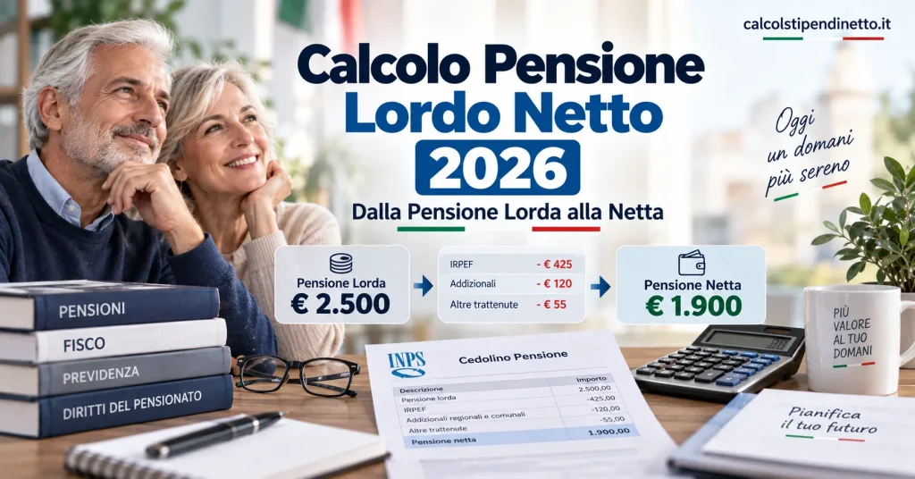 Calcolo Pensione Lordo Netto