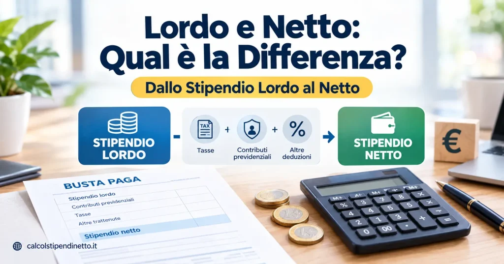 Differenza tra Lordo e Netto