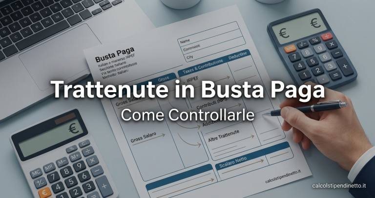 Trattenute in Busta Paga